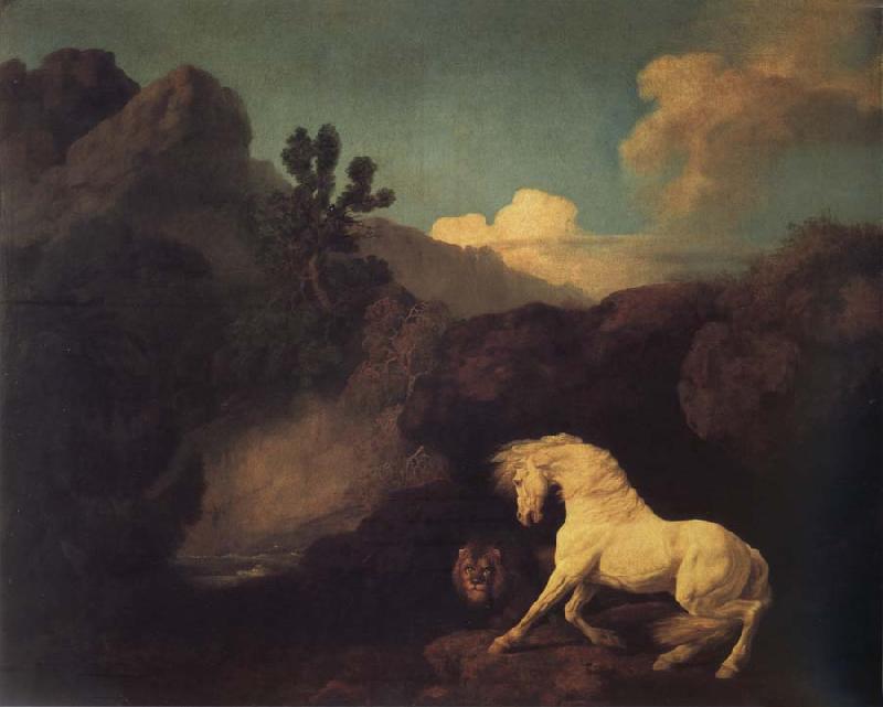 George Stubbs A Horse Frightened by a Lion